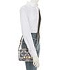 Color:Black/Optic White - Image 4 - Parker Medium Chain Swag Camera Crossbody Bag