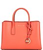 Color:Spiced Coral - Image 1 - Ruthie Small Satchel Bag