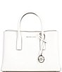 Color:Optic White - Image 1 - Silver Hardware Ruthie Small Satchel Bag
