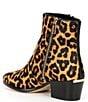 Color:Butterscotch - Image 3 - Sawyer Leopard Printed Calf Hair Booties