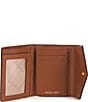 Color:Brown/Acorn - Image 3 - Signature Logo Carmen Medium Envelope Tri-Fold Wallet