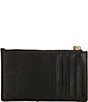 Color:Black - Image 2 - Small Pebbled Leather Card Case