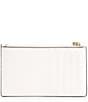 Color:Optic White - Image 2 - Small Pebbled Leather Card Case