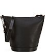 Color:Black - Image 2 - Townsend Medium Top Zip Bucket Crossbody Bag