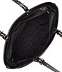 Color:Black - Image 3 - Winston Medium Top Zip Pocket Tote Bag