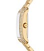 Color:Gold - Image 2 - Women's Emery Three-Hand Gold Tone Stainless Steel Bracelet Watch