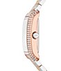 Color:Tri Tone - Image 2 - Women's Emery Three-Hand Tri Tone Stainless Steel Bracelet Watch