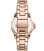 Color:Rose Gold - Image 2 - Women's Everest Three-Hand Rose Gold-Tone Stainless Steel Bracelet Watch