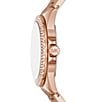 Color:Rose Gold - Image 3 - Women's Everest Three-Hand Rose Gold-Tone Stainless Steel Bracelet Watch