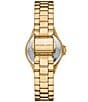 Color:Gold - Image 2 - Women's Lennox Three-Hand Gold-Tone Stainless Steel Bracelet Watch