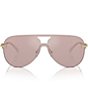 Color:Pink - Image 2 - Women's MK1149 Aviator Sunglasses
