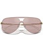 Color:Pink - Image 5 - Women's MK1149 Aviator Sunglasses