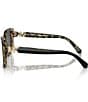 Color:Tortoise - Image 3 - Women's MK2199 55mm Rectangle Sunglasses