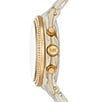 Color:Alabaster - Image 2 - Women's Runway Chronograph Alabaster Tone Acetate Crystal Bracelet Watch