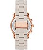 Color:Gray - Image 2 - Women's Runway Chronograph Gray Silicone Bracelet Watch
