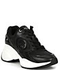 Color:Black - Image 1 - Zuma Leather Trainer Sneakers
