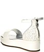 Color:White/Silver Glitter - Image 3 - MICHAEL Michael Kors Girls' Richie Glitter Platform Sandals (Toddler)