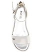 Color:White/Silver Glitter - Image 5 - MICHAEL Michael Kors Girls' Richie Glitter Platform Sandals (Toddler)