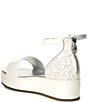 Color:White/Silver Glitter - Image 3 - MICHAEL Michael Kors Girls' Richie Glitter Platform Sandals (Youth)