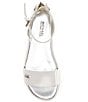 Color:White/Silver Glitter - Image 5 - MICHAEL Michael Kors Girls' Richie Glitter Platform Sandals (Youth)