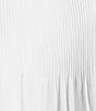 Color:White - Image 4 - MICHAEL Michael Kors Plus Size Crepe Pleated Off-the-Shoulder Blouse