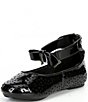 Color:Black - Image 4 - MICHAEL Michael Kors Girls' Kenya Garcia Bow Ballet Flats (Toddler)