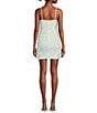 Color:Iridescent - Image 2 - Sleeveless Sequin On Velvet Deep V-Neckline Side Slit Bodycon Dress