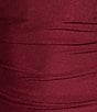 Color:Wine - Image 4 - Spaghetti Strap Scoop Neck Strappy Back Long Satin Dress