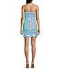 Color:Aqua Marine - Image 2 - Strapless Paillette Sequin Mini Dress