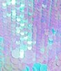 Color:Aqua Marine - Image 4 - Strapless Paillette Sequin Mini Dress