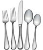 Color:Silver - Image 1 - Bravo 65-Piece Stainless Steel Flatware Set