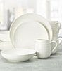 Color:White - Image 2 - Swirl White Coupe 16-Piece Dinnerware Set
