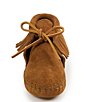 Color:Brown - Image 4 - Kids' Suede Fringe Softsole Boots (Toddler)