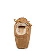 Color:Tan - Image 4 - Men's Sheepskin Softsole Moccasin Slippers