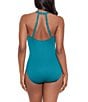 Color:Maldives Blue - Image 2 - Rock Solid Wrapsody Shaping One Piece Swimsuit