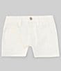 Color:White - Image 2 - Big Girls 7-16 Embroidered Cross Pocket Shorts