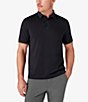 Color:Black - Image 1 - Kent Performance Stretch Short Sleeve Polo Shirt