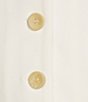 Color:Ivory - Image 4 - Coordinating Sleeveless V-Neck Button Front Vest