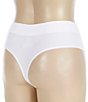 Color:White - Image 2 - Retro Seamless Cooling Thong Panty