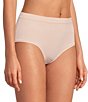 Color:Peach Whip - Image 1 - Seamless Cotton Brief Panty