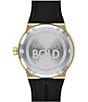 Color:Black - Image 3 - Bold Men's Black Gold Swiss Quartz Fusion Watch