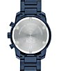 Color:Blue - Image 2 - Bold Men's Verso Chronograph Bracelet Watch