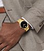 Color:Gold - Image 4 - Men's Museum Classic Quartz Analog Gold Stainless Steel Bracelet Watch