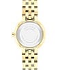 Color:Gold - Image 3 - Women's Museum Classic Quartz Analog Yellow Gold PVD Stainless Steel Bracelet Watch