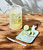 Color:Green - Image 2 - Circa Glass Bar Margarita Paddle Board Set