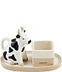 Color:White - Image 1 - Farmhouse Cow Cream And Sugar Set