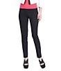 Color:Black - Image 1 - Slimsation® by Multiples Petite Size Stretch Twill Pull-On Ankle Pants