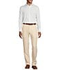 Color:Ecru - Image 3 - Baird McNutt Linen Alex Slim Fit Flat Front Suit Separates Pants