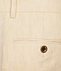 Color:Ecru - Image 4 - Baird McNutt Linen Alex Slim Fit Flat Front Suit Separates Pants