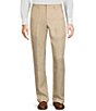 Color:Khaki - Image 1 - Baird McNutt Linen Zac Classic Fit Suit Separates Pants